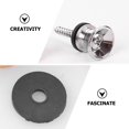 thumbnail image 3 of Miangastore 2pcs Guitar Strap Button Buckle Pegs Lock Button Metal End Pins Professional Bass Strap Studs, 3 of 8