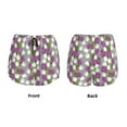 thumbnail image 5 of Picia Rose Flowers Pattern Women's 2 in 1 Athletic Running Shorts High Waisted Workout Casual Gym Sweat Shorts with Comfy Liner Zipper Pockets-X-Large, 5 of 9