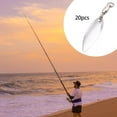 thumbnail image 1 of mmirethe 20Pieces Fishing Lures Lifelike Fishing Lures Reflective Lures Silver S 1Set, 1 of 6