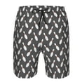 thumbnail image 3 of Balery Bowling Pins Traje de Baño Estilo Hawaiano para Hombre, Shorts de Secado Rápido con Bolsillos-Medium, 3 of 6