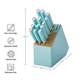 thumbnail image 6 of KitchenAid 14-Piece Slim Knife Block Set with Built-In Sharpener, High-Carbon Steel, Mineral Water, 6 of 7