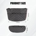 thumbnail image 2 of Braxan - Soporte Para Bolso De Coche Entre Asientos, Gran Capacidad, Bolsa De Almacenamiento Para Asiento Trasero, Barrera Para Mascotas Y Niños, Universal Para Suv, Camión, Rv (Negro), 2 of 5
