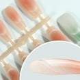 thumbnail image 5 of Milue 30Pcs Long Press on Nails Coffin French Fake Nails Tip Gradient for Women, 5 of 21