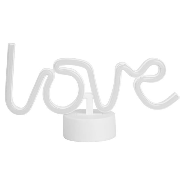 Innovative Unique Shape English Letter LED Light Home Bedroom Night Light Valentine's Day Gift