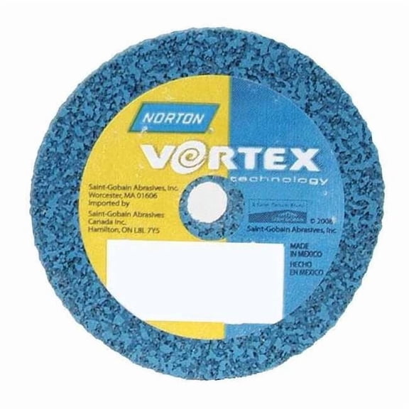 Norton Abrasives Unitized Wheel,2 in Dia,1/4 in Connect 66254433504