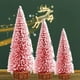 thumbnail image 5 of Mini adorno de mesa de árbol de Navidad con forma de copo de nieve, 15 cm, PVC, madera, decoración navideña para el hogar, 1 unidad, rojo Rkxzt, 5 of 9