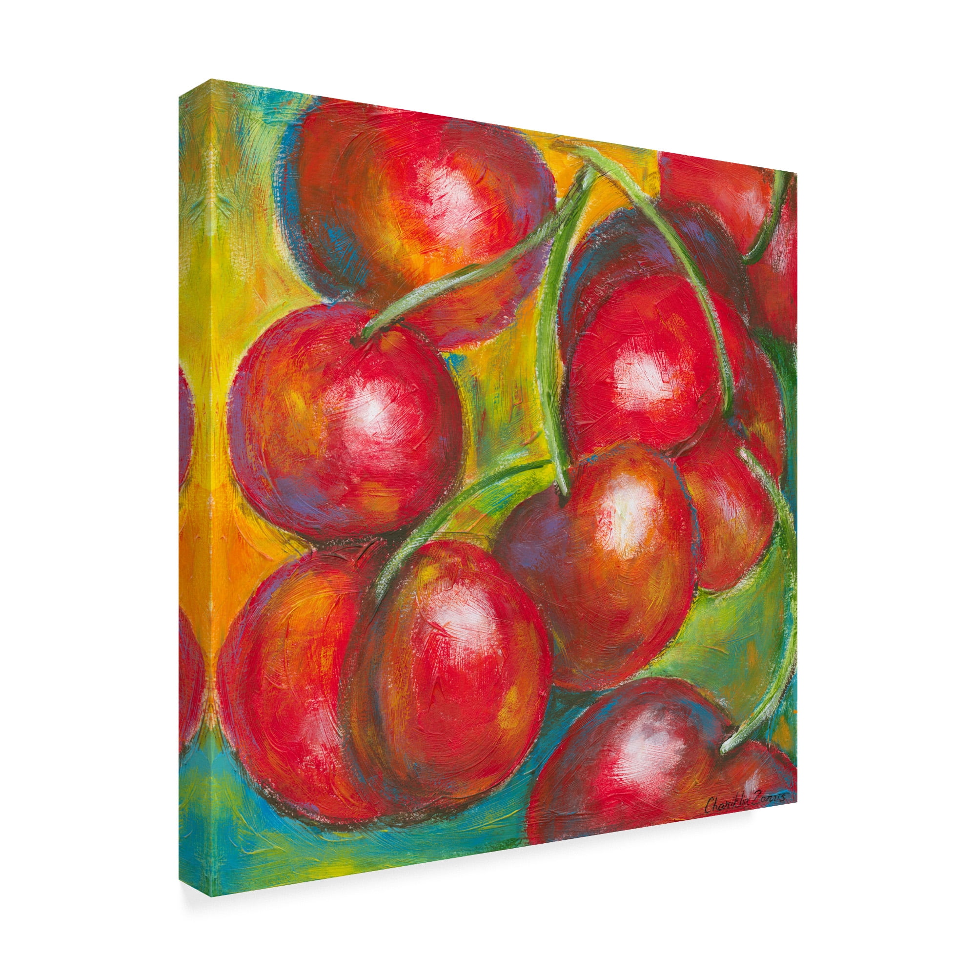 Trademark Fine Art 'Abstract Fruits III' Canvas Art by Chariklia Zarris