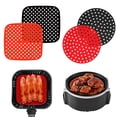 thumbnail image 1 of Cross Border New Airware Reutilizable Freidora de aire Forrado Cuadrado Silicona Freidora de aire Pad Accesorios Cuadrado, 1 of 5