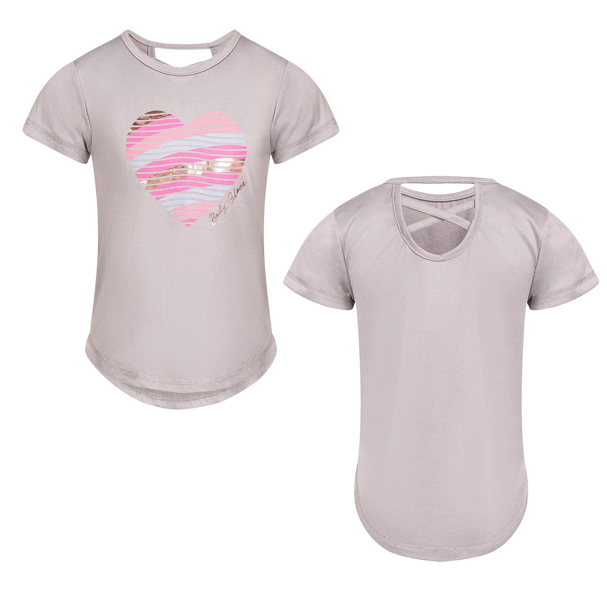 Body Glove Clothes Girls’ 4-Piece Active Outfit Set – Includes 2 Graphic Tees, Jogger Pants & Shorts, Comfortable Everyday Clothing for Toddler to Big Girls Sizes (2T-12)