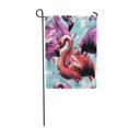 thumbnail image 1 of POGLIP Pattern Flamingos Drawing Bright Watercolor Stain Multicolored Paint Summer Garden Flag Decorative Flag House Banner 28x40 inch, 1 of 1
