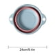 thumbnail image 3 of Lavabo plegable Lavabo portátil multiusos | Recipiente plegable para platos de plástico TPR | Ahorro de espacio con asas y orificio para colgar | Fregadero para acampar | Tabla de cortar | Colador, 3 of 3