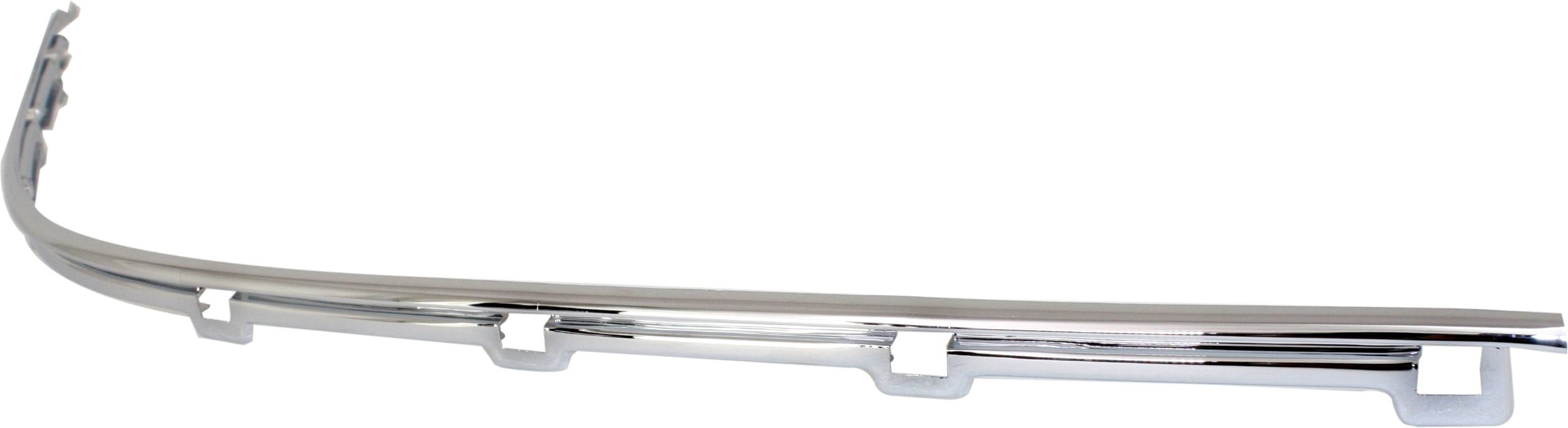 Bumper Trim Compatible With 1997-2000 BMW 528i 540i Front, Right Passenger Side, Outer Chrome