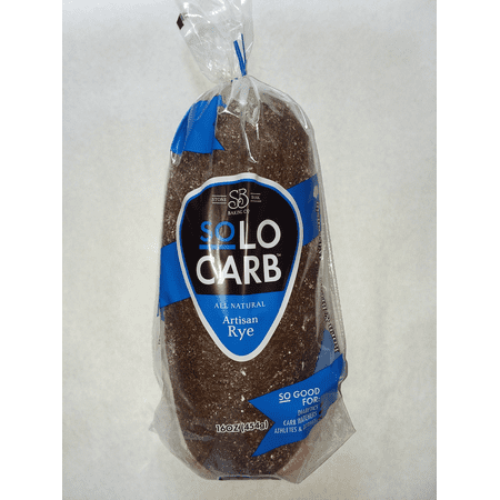 SoLo Carb Bread Artisan Rye 3 Pack