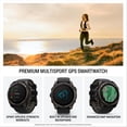 thumbnail image 3 of Garmin fēnix® 8 Solar, Sapphire, 51mm, DLC Titanium, Black/Pebble Gray, 3 of 7