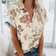 thumbnail image 2 of Mujeres Pantalones Cortos Impresos Blusas de Manga Corta Y Top Regular, Vestido de Moda de Verano Casual para Mujeres, 2 of 4