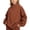 G100 Orange, variant on LUGOGNE Boys Girls Sweatshirt Mock Neck Pullover Sweatshirt Soft Fall Winter Casual Drop Shoulder Tops Kids Back to School Basic Outfits
