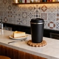 thumbnail image 4 of Solid Wood Coffee Cup Coaster with Heat Insulation and Water-Resistant Design for Dining Table Protection and Cups, 4 of 6