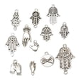 thumbnail image 1 of Conjunto de Vintage Conectadores de Plata Fabricación de Joyería Colgante de Bircolaje Gloria Conectores de plata, 1 of 6