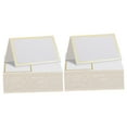 thumbnail image 4 of WEUVEB White Foldable Table Place Cards Smooth Writing for Events and Banquets 200Pcs, 4 of 8