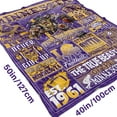 thumbnail image 6 of Football Throw Blanket Gifts, Football Style for Men Women Gift, Team Lover Blankets for Bed Sofa Couch 50"x40", 6 of 6