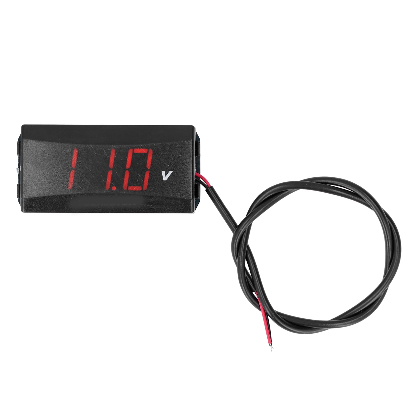 Fugacal LED Volt Gauge, Voltage Detection Meter Universal With Screws
