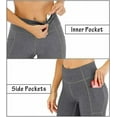 thumbnail image 5 of 2 Pack Heathyoga Women's Yoga Pants Leggings with Pockets for Women High Waist Yoga Pants with Pockets Workout Leggings Tights Tummy Control, 5 of 8