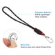 thumbnail image 4 of Lanyard de muñeca Uxcell, lanyards de muñeca, correa de muñeca, soporte para tarjetas, llavero rojo, 4 of 7