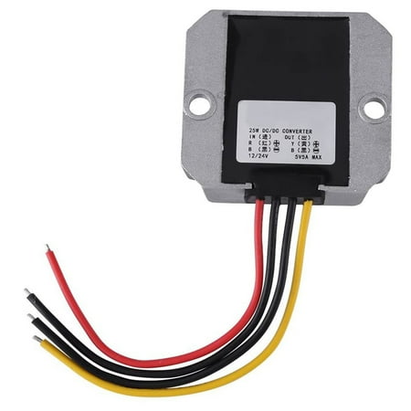 

Automotive DC-DC Voltage Converter Step-Down Module 12V 24V to 5V 5A 25W