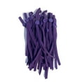 thumbnail image 2 of Lelaffet 100 Pack Elastic Band for Masks 1/4 Inch Adjustable Straps with Stoppers Buckle Silicone Cord Lock Purple, 2 of 2