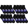 thumbnail image 2 of 48 Pairs of Mens & Womens Quarter Ankle Socks, Cotton, Cheap Value Ankle Sock, Donation Homeless, Lightweight Bulk, 2 of 3