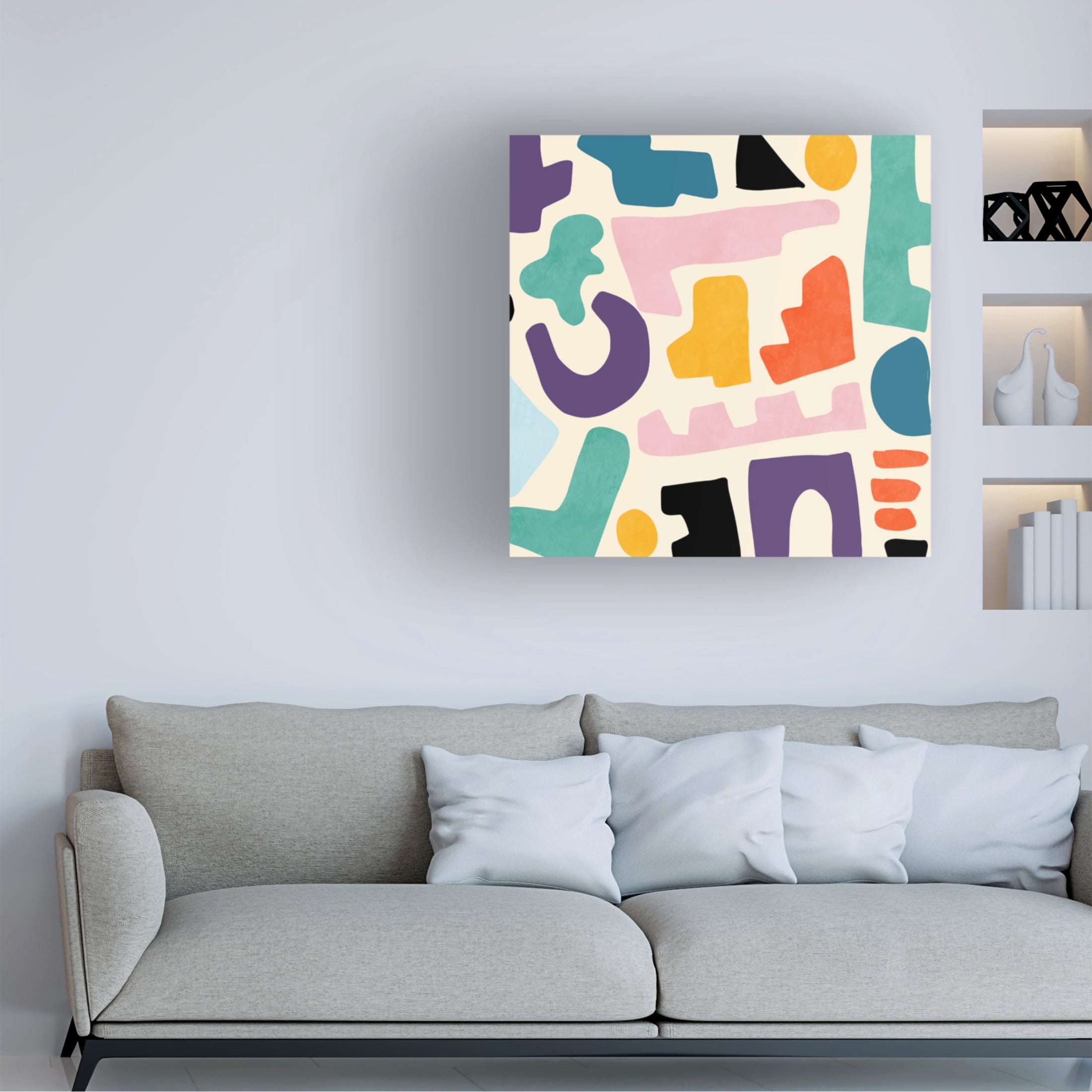 Trademark Fine Art Ana Rut Bre Pattern3 Mid Bunt 2gros Canvas Wall Art