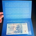 thumbnail image 5 of Zimbabwe 100 Trillion Dollars Bank Note Collectibles Ticket Commemorative Paper Uncirculated, 5 of 5