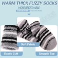 thumbnail image 4 of Calcetines Fuzzy EBMORE, mullidos y cálidos para invierno, antideslizantes, para hombre y mujer, 4 of 6