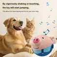 thumbnail image 3 of Cartoon Pig Active Moving Pet Plush Toy Washable Interactive Dog Toys USB Rechargeable Talking Moving Dog Ball Toy for Dogs Cats, 3 of 6