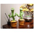 thumbnail image 3 of Gran oferta, divertida muñeca que se retuerce, juego que habla, juguete de peluche para cantar, juguete Musical para grabar, Cactus eléctrico para bailar oso de fresa Juguete, 3 of 6