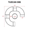 thumbnail image 3 of Tuscan 8 Piece Outdoor Wicker Patio Furniture Set 08b, 3 of 7