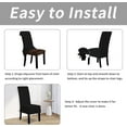 thumbnail image 6 of Wehilion Dining Chair Covers Stretch Parsons Chair Slipcover with Skirt Chair Covers for Dining Room Restaurant Banquet, 6 of 7