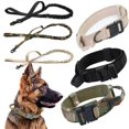thumbnail image 2 of Tactical Dog Collar Pet Collar Traction Rope For Large Medium Dog Military Dog Training Dog Tactical Collar Black(M), 2 of 5