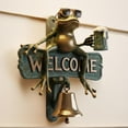 thumbnail image 4 of Resin Welcome Doorbell with Frog Illustration for Homes, Weather-Resistant and Easy to Mount, 4 of 9