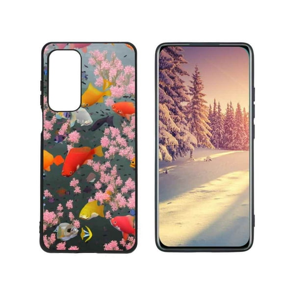 Compatible with Motorola MOTO Edge 2021 Phone Case, Fishes-60 Case Men Women, Flexible Silicone Shockproof Case for Motorola MOTO Edge 2021