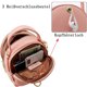 thumbnail image 4 of Mini mochila para mujer, bolso mensajero, bolso de mano, 4 of 6