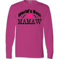 thumbnail image 3 of Inktastic World's Best Mamaw Long Sleeve T-Shirt, 3 of 5