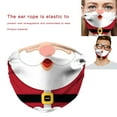 thumbnail image 2 of relayinert Christmas Themed Dust Mask Breathable Polyester Printing Face Mask with Elastic Ear Rope Type 4, 2 of 9