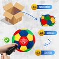 thumbnail image 6 of Beeunni 2 Pack Soft Indoor Soccer Ball, the House Soccer Ball Size 4 for Kids, Ideal Slient Dribbling, Training for Home and Yards, 6 of 7