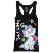 Disney - Juniors Marie Glitter Racerback Tank