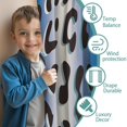 thumbnail image 3 of Blackout Kids Curtains,Colorful and Black Of Leopard Print Childrens Insulated Curtains Set Of 2,Bedroom Essentials,Toddler Room Decor 42"x54", 3 of 5