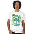 thumbnail image 5 of Smurfs Kanji Don't Kill My Vibe Men's Graphic T Shirt Tees Brisco Brands X, 5 of 5