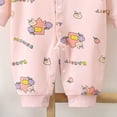 thumbnail image 3 of Baby Pajamas Baby Sleepers for Newborn 0-3 3-6 6-9 Months Boys Girl Clothes Footed PJs Newborn Newborn Crawling Suits Light Pink, 3 of 4