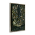 thumbnail image 3 of Stupell Industries Floral Folk Barn Owl Animals Painting Brown Floater Framed Canvas Art Print Wall Art, 17 x 25, 3 of 9