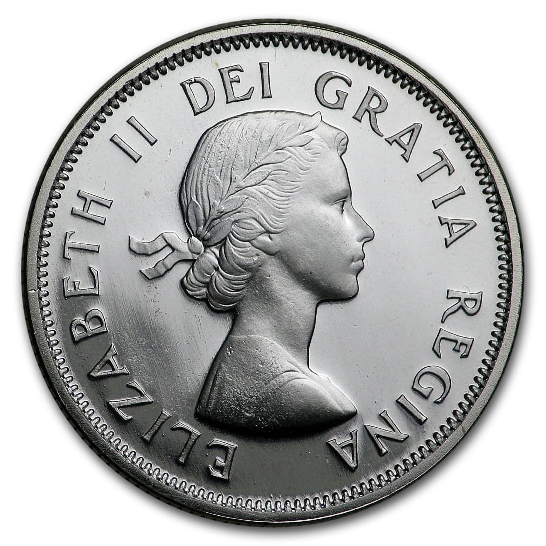 1961 Canada Silver 25 Cents BU/Prooflike - Walmart.com